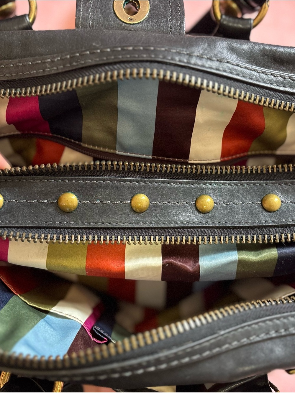 Coach 65th Anniversary XL Lily Legacy Satchel with Kisslock🖤 - Picture 7 of 9
